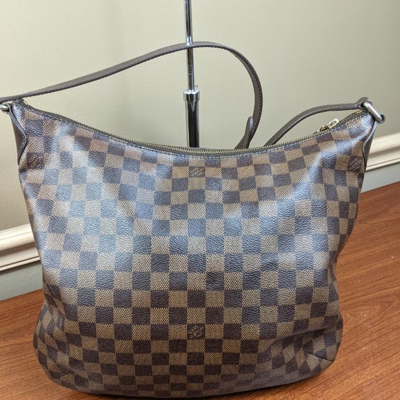 Auth LOUIS VUITTON Bloomsbury GM Damier Ebene Shoulder Crossbody Bag Brown - Picture 2 of 9